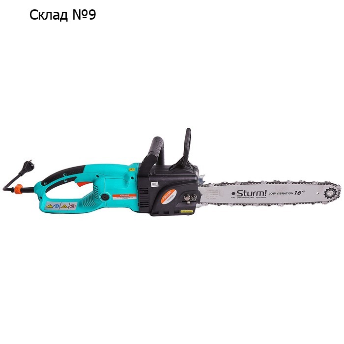 Цепная пила Sturm CC99222, 2200 Вт, 57 звеньев, шаг 3/8