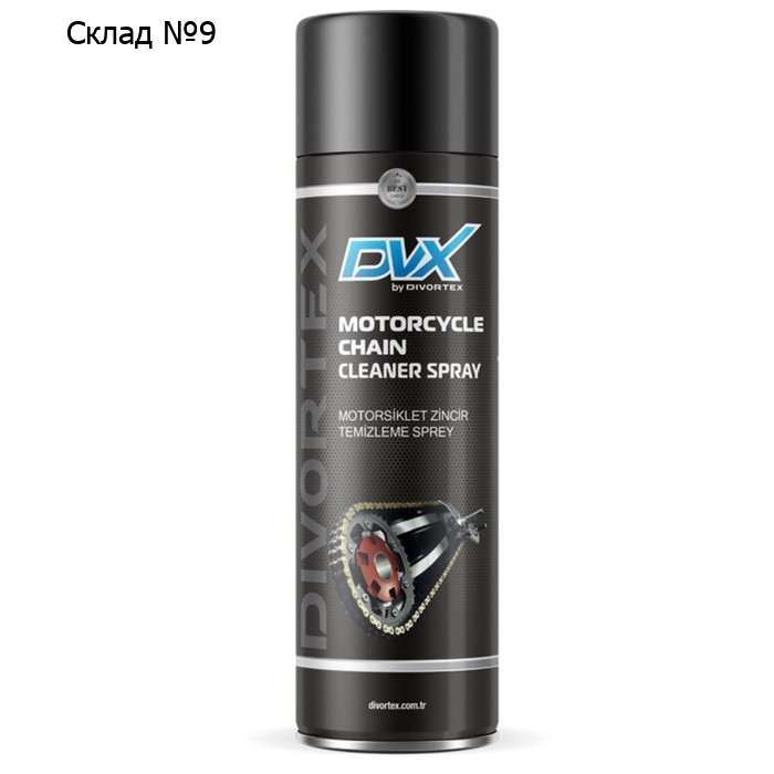 Очиститель приводных цепей DVX Motorcycle Chain Cleaner Spray, аэрозоль, 500 мл