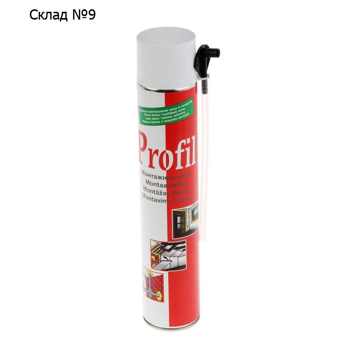 Пена монтажная Soudal Profil, адаптерная, всесезонная, 625 мл