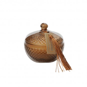 Ароматическая свеча MANGO & PEACH в стекле, Д90 Ш90 В80