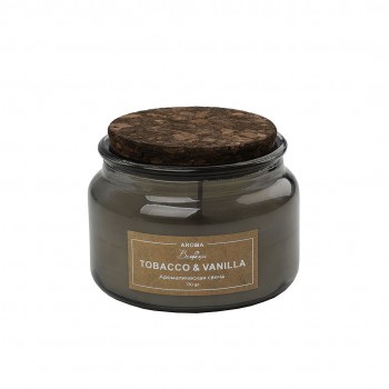 Ароматическая свеча TOBACCO & VANILLA в стекле, Д100 Ш100 В65