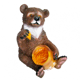 Медведь с медом H- 51см  ФП137