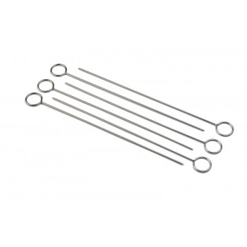 Набор из 6 шампуров 25 см, нерж. сталь, Accessories BBQ
