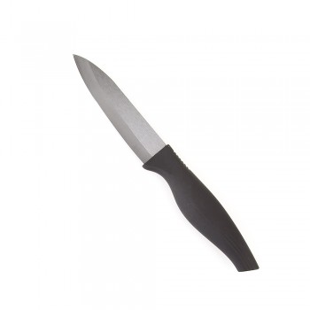 Нож керамический, черное лезвие с защитным элементом (10см), рукоятка черная 21*2,3*1см. (подарочная упаковка)