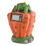 Фигура декоративная для сада (с соларом) "Морковный домик" 14*14*21см. (на солнечных батареях) (транспортная упаковка)
