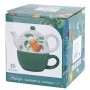 Набор 2пр "Fruit Garden": чайник v=380мл и чашка v=350мл  (подарочная упаковка)