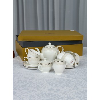 Набор чайный JEWEL Бисер 15 предметов (фарфор костяной), 3 шт/уп