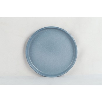 Обеденная плоская тарелка керамика 27,2 см. "Гармония", цвет синий