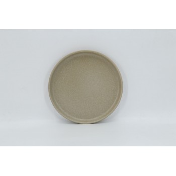 Обеденная плоская тарелка керамика 21,6 см. "Сахара", цвет бежевый