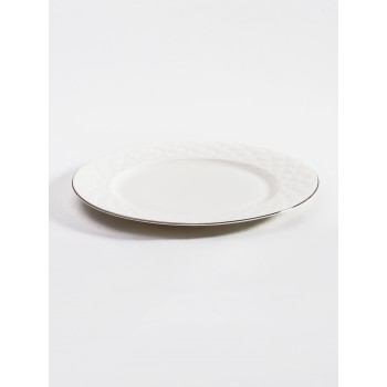 Тарелка обеденная JEWEL Суфле 26,5 см (костяной фарфор), 36 шт/уп