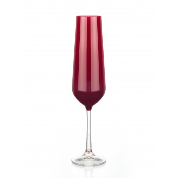 Сандра бокал для шампанского 200 мл D5134 (*6) Красная чаша