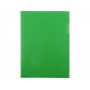 Папка- уголок, для формата А4, плотность 180 мкм, зеленый матовый 