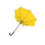Зонт-трость полуавтомат Wetty с проявляющимся рисунком, желтый 
