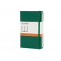 Записная книжка Moleskine Classic (в линейку) в твердой обложке, Pocket (9x14см), зеленый Moleskine