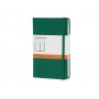 Записная книжка Moleskine Classic (в линейку) в твердой обложке, Pocket (9x14см), зеленый Moleskine
